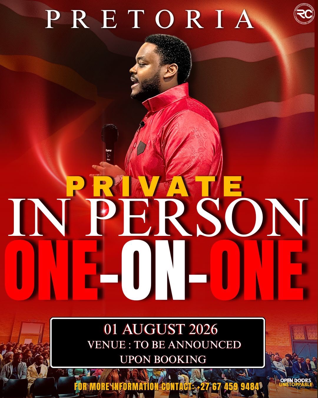 PRETORIA IN PERSON 1-ON-1